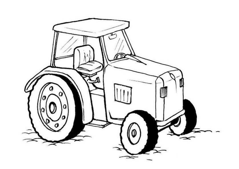 Traktor Bild zum ausdrucken (4)