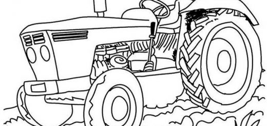 Bilder zum ausmalen Traktor (14)