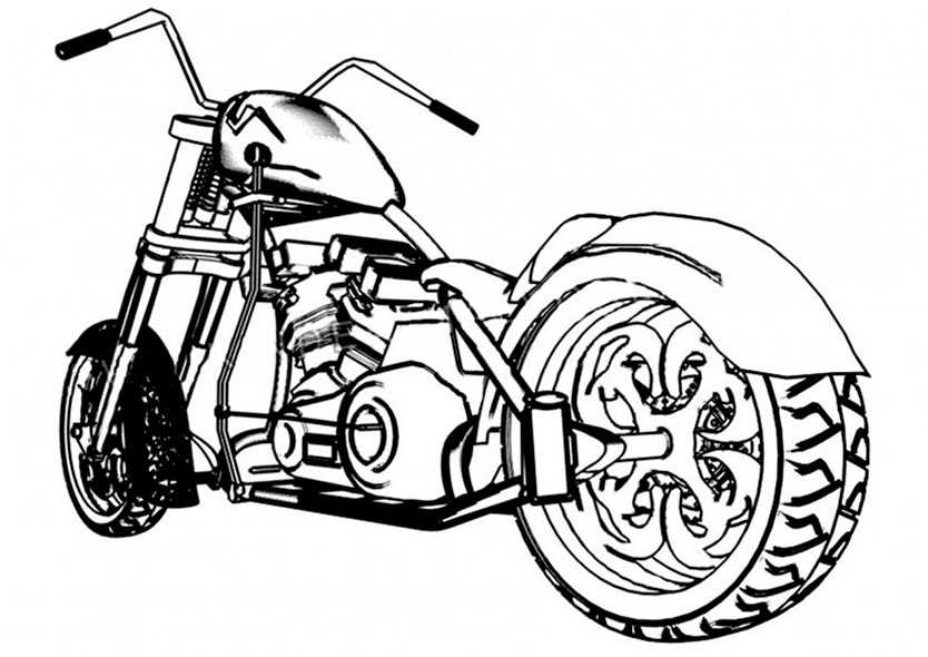 ausmalbilder Motorrad (2)